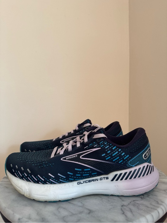 Brooks Shoes - Brooks Glycerin GTS 20 Running Shoes Women’s Size 9 Navy Purple Walking Comfort